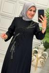 8922 Elbise Siyah