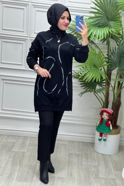9507 Tunik Siyah