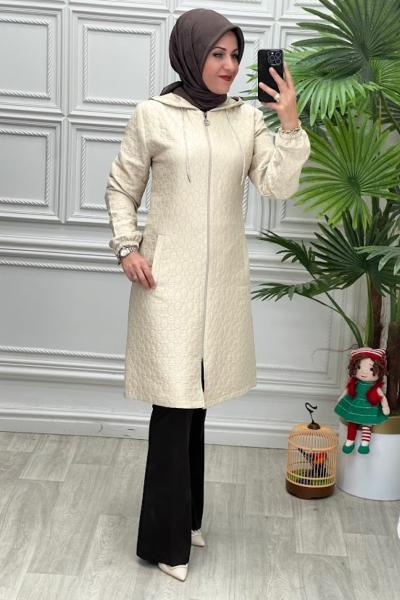 962B Kapitone Kap Taş Rengi