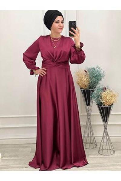 Beste Elbise Fuşya Fuşya