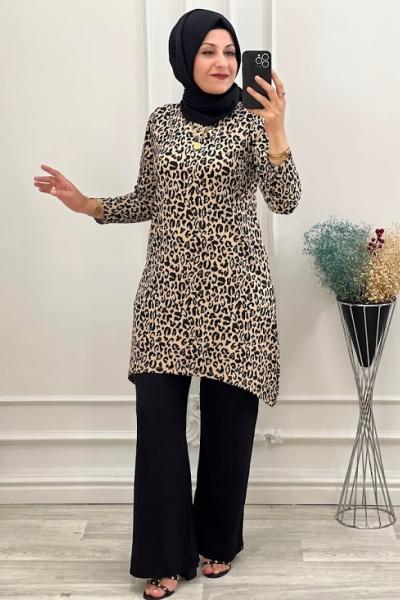 Leopar Takım Siyah Leopar