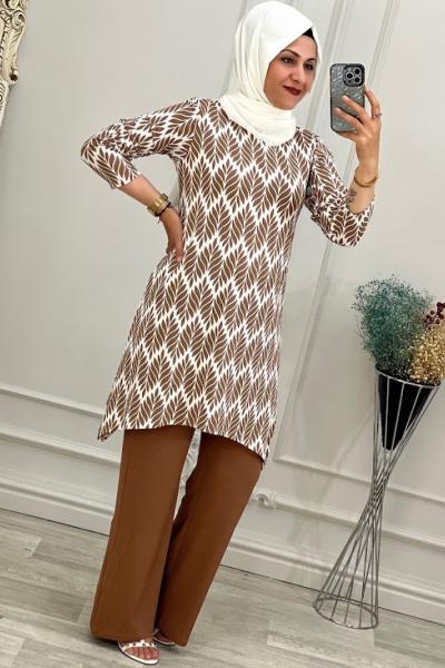 Yaprak Desenli Takım Soğan Soğan