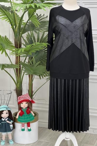 1053 Etekli Takım  Siyah