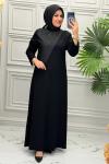 11099 Elbise  Siyah
