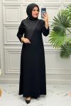 11099 Elbise  Siyah