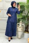 1282 Tunik Takım İndigo