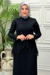 2105 Elbise  Siyah