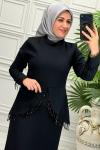 2105 Elbise  Siyah