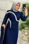 2125 Elbise  Lacivert