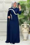 2125 Elbise  Lacivert