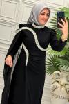 2125 Elbise  Siyah