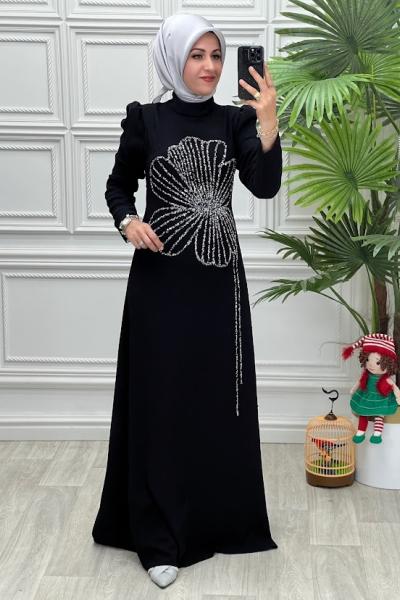 224599 Elbise Siyah
