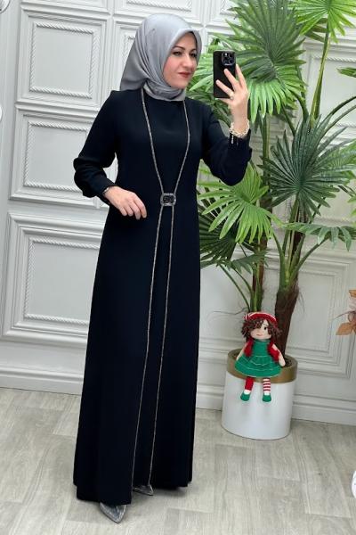 2840 Elbise Siyah