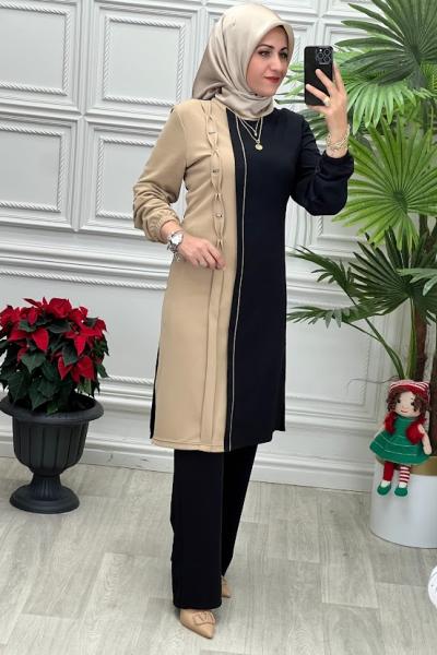 3082 İkili Takım Siyah