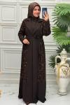 3183 Abaya  Kahverengi