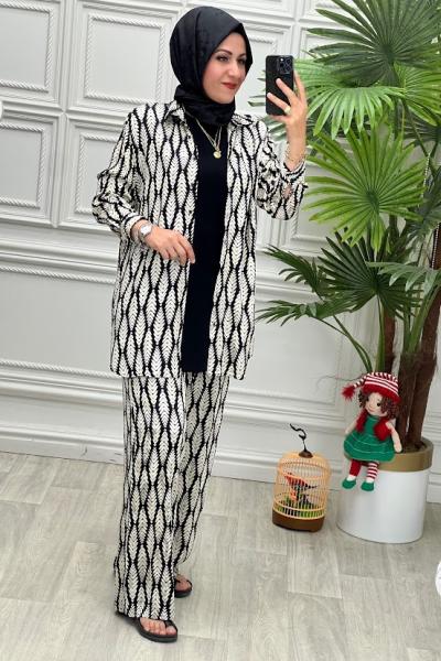 33929 Tunik takım Siyah