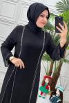 4324 ELBİSE Siyah