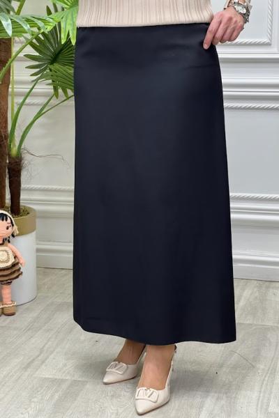 4329 Klasik Etek Siyah
