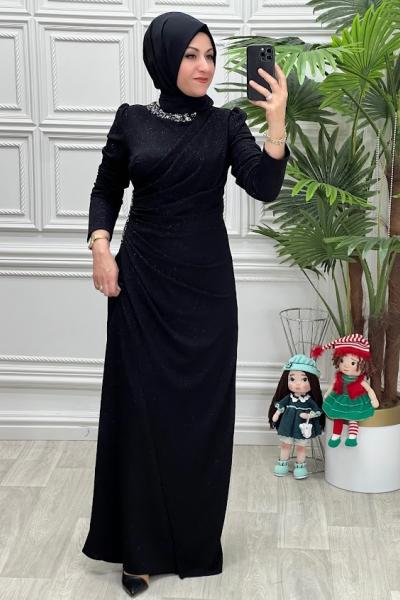 4390 Elbise Siyah