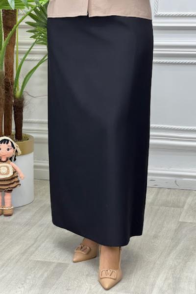 4834 Kemerli Etek  Siyah