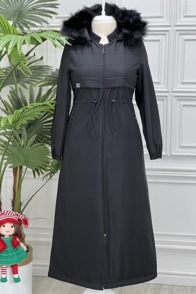 5009 Tam Boy Pardesü  Siyah