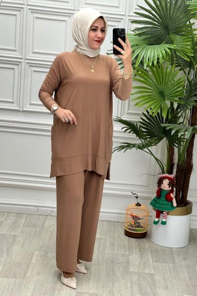 5015 Tunik Takım Taba