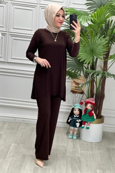 5026 Efil Takım  Kahverengi