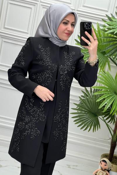 5212B Tunik Takım Siyah