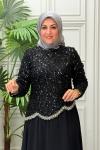 6127A Elbise Siyah