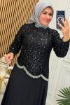 6127A Elbise Siyah