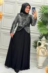 6133 Elbise Siyah