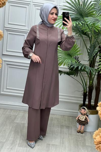 6304 Tunik Takım Gül