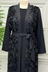 6530B Abaya  Siyah