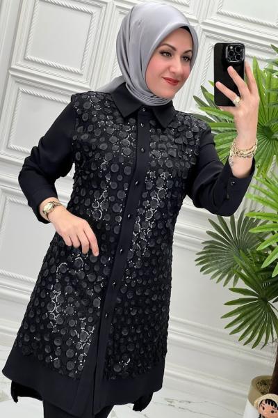A1001 Tunik  Siyah